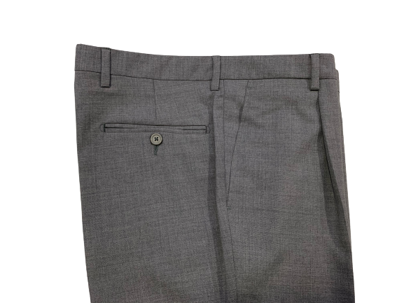 Pantalone Taglie Forti Leggero con Pence in Poliestere e Viscosa Imagine