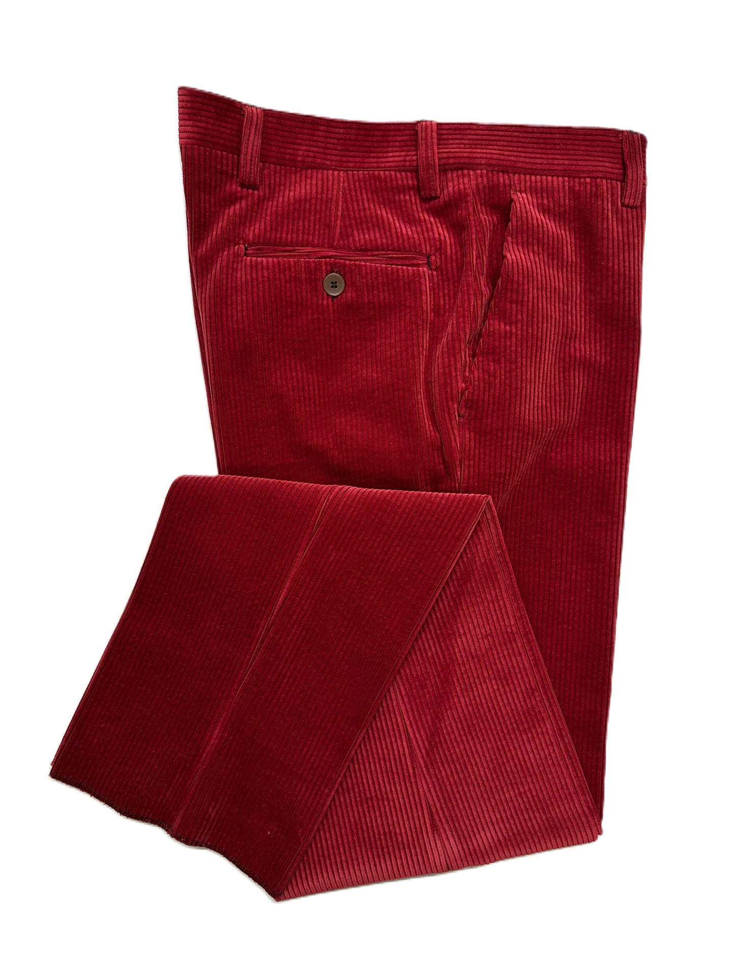 Pantalone Velluto Classico Senza Pence Drop 6 Duca Visconti di Modrone Blocco94