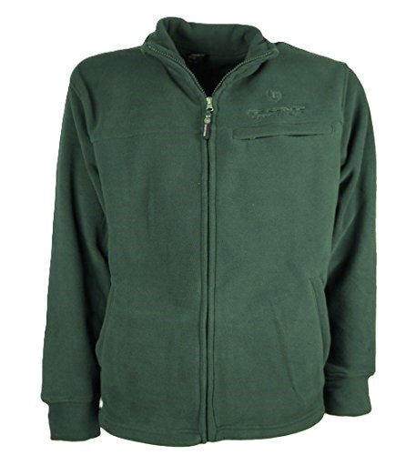 Felpa in Pile 9829Big Be Board Taglie Forti Verde