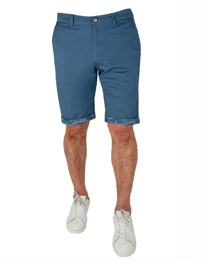 Bermuda in Cotone Elasticizzato Liverpool Conf Sea Barrier Taglie Forti