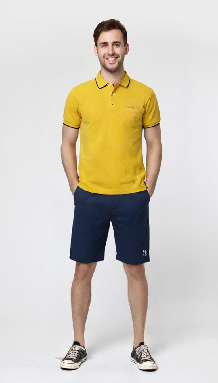 Polo Mezza Manica con Taschino 9006 Be Board