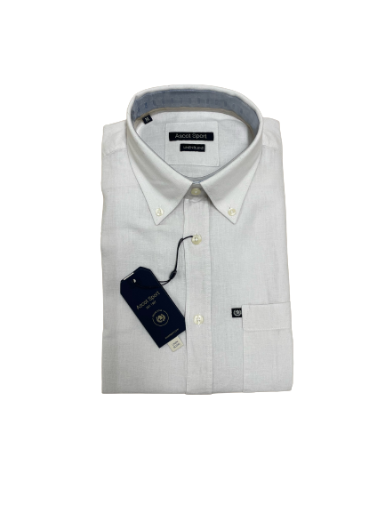 Camicia Misto Lino Manica Lunga Ascot 15562-209 Colore 01 - Blocco94