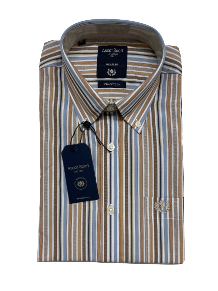 Camicia Manica Lunga Ascot 15573-212 Colore 68 - Blocco94