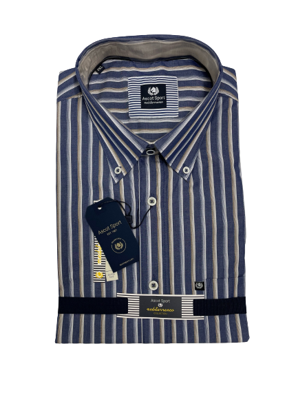 Camicia Manica Lunga Ascot Taglie Forti 15573-504 Col12 - Blocco94