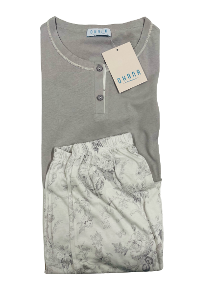 Ohana Piagiama Donna Mezza Manica 20816 Perla - Blocco94