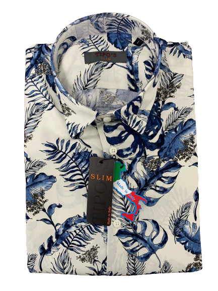 Camicia 2112400 Slim Manica Lunga Tipo's - Blocco94