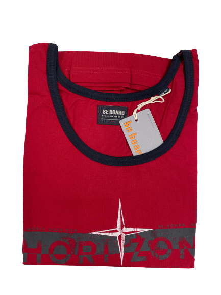 Canottiera 22H9725C Be Board Taglie Forti Rosso - Blocco94