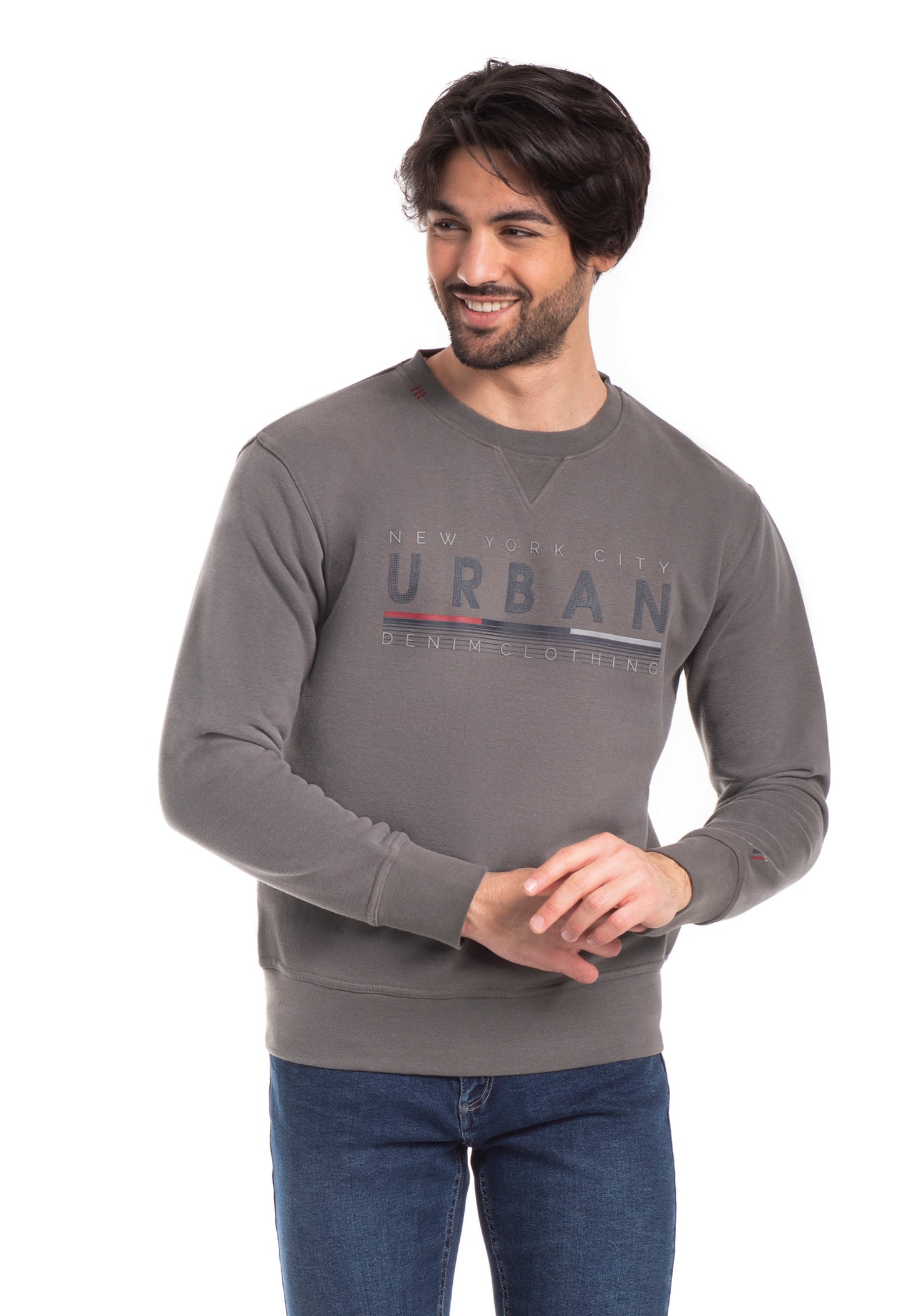 Felpa Girocollo 24F9304 Be Board Blu