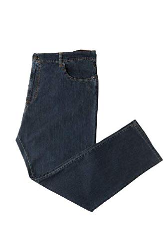 Jeans Roses Stone Wash Scuro Leggero Taglie Forti Holiday - Blocco94