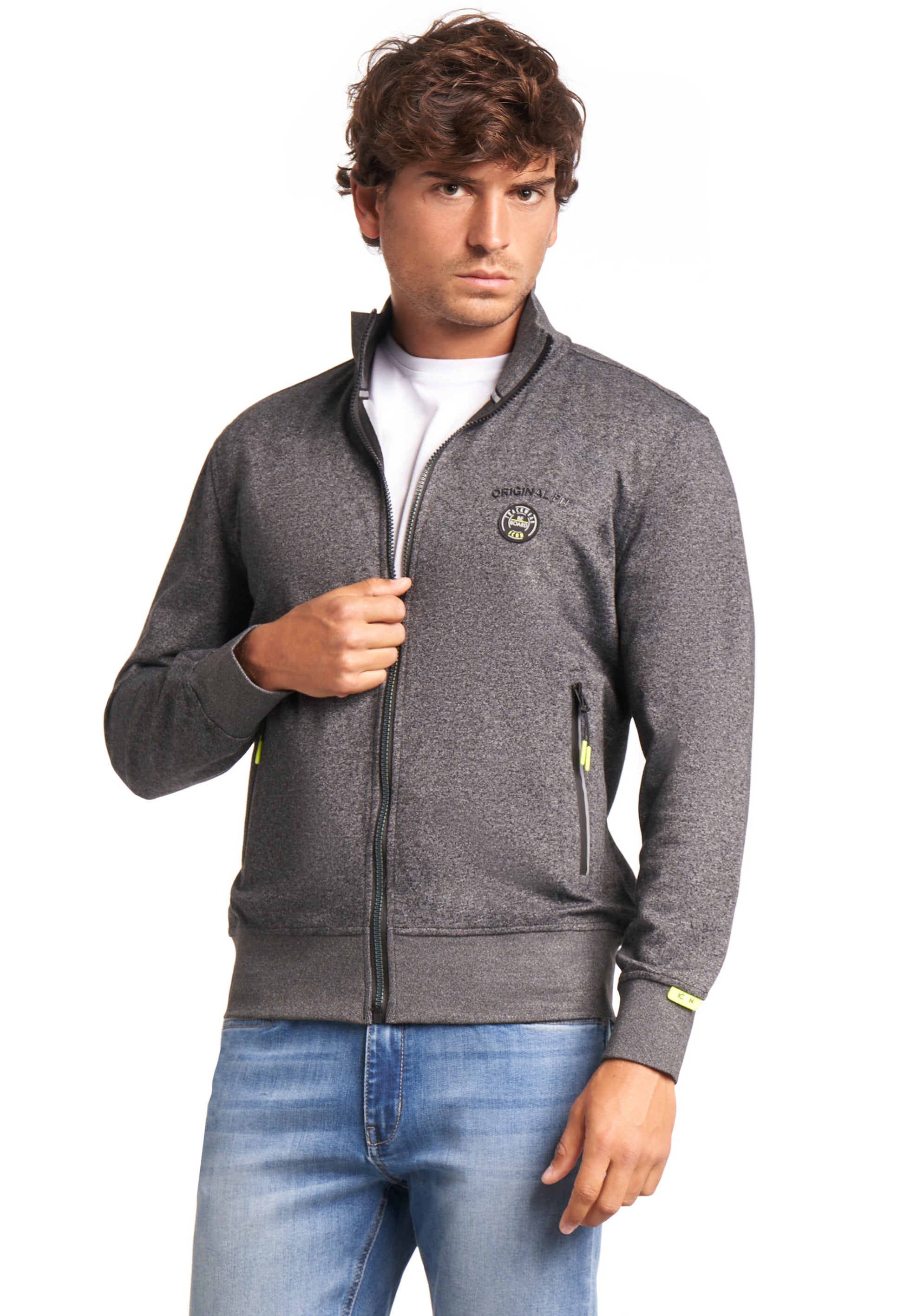 Felpa Leggera 31F9309 Be Board Blu - Blocco94