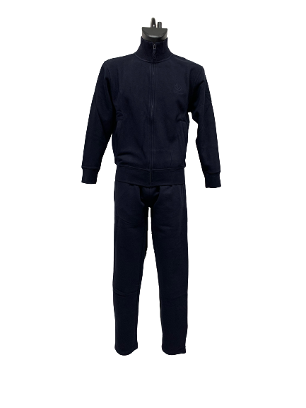 Tuta in Felpa 903036C Be Board Taglie Forti Giacca Blu Pantalone Blu - Blocco94