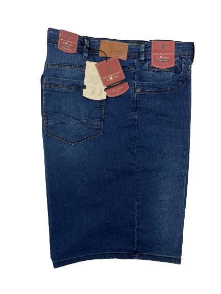Bermuda in Jeans Aronne Conf Sea Barrier Taglie Forti - Blocco94