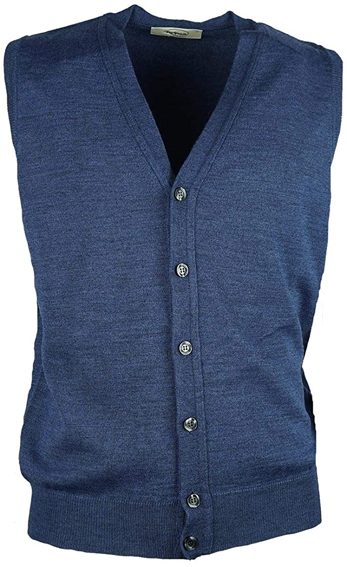Gilet Aperto con Bottoni Raipan 554 Over taglie Forti Avio - Blocco94