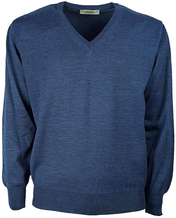 Pullover Raipan 552 Over taglie Forti Avio - Blocco94