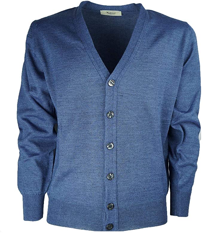 Cardigan Raipan 559 Over taglie Forti Avio - Blocco94