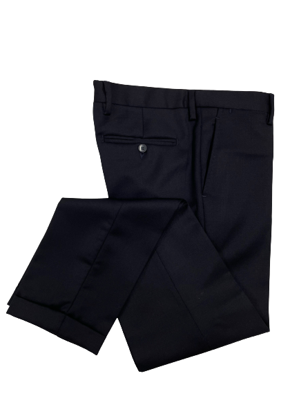 Pantalone Pura Lana Jaspè Giovanile Slim Drop7 Bianchi