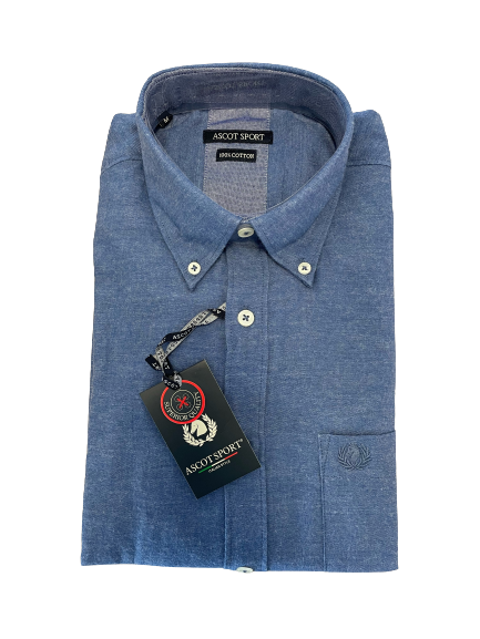 Camicia in Flanella Manica Lunga Ascot Colore 14 - Blocco94