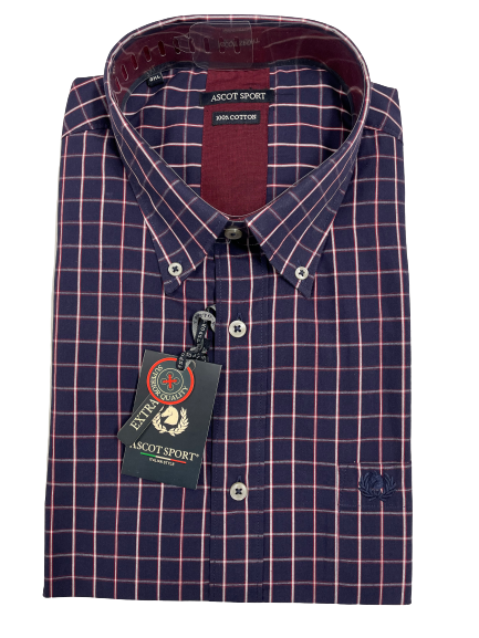 Camicia Manica Lunga Ascot Taglie Forti Colore 24 - Blocco94