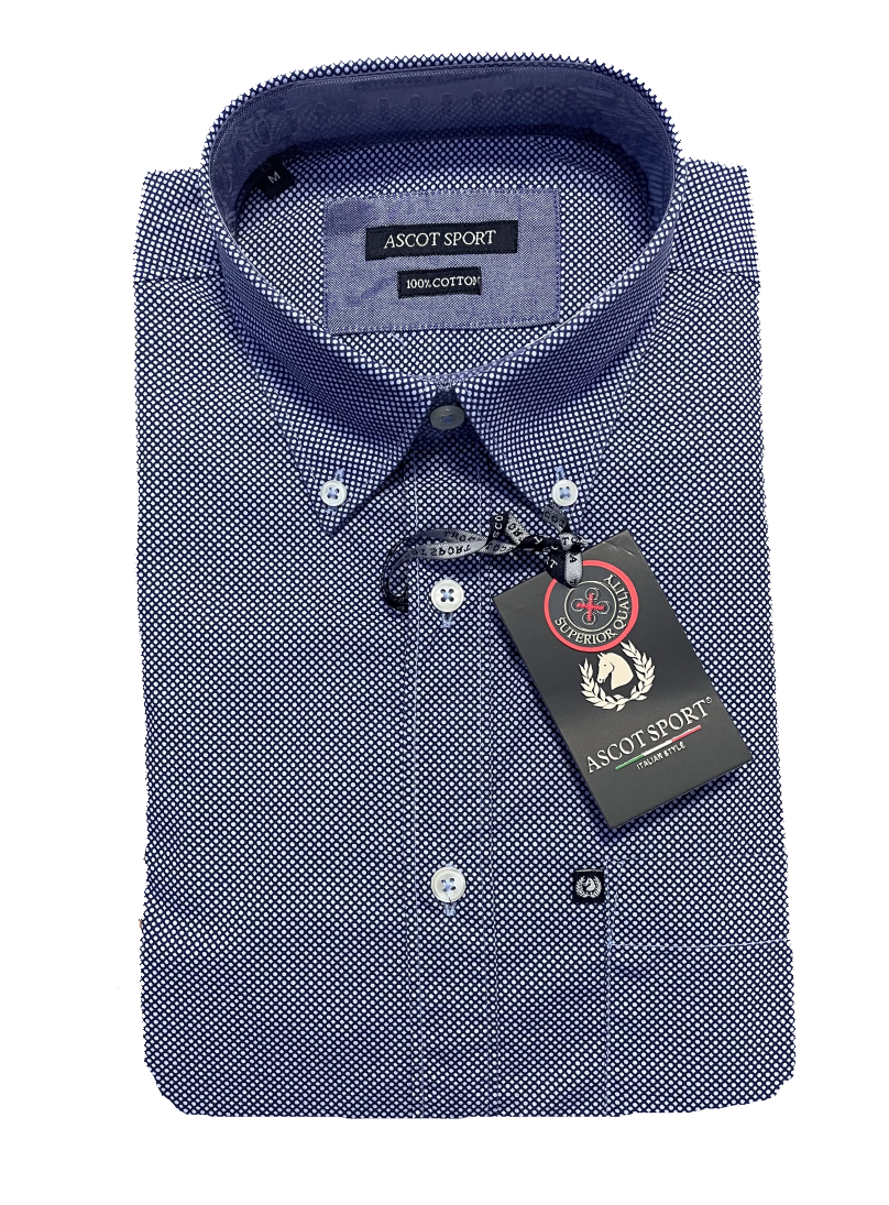 Camicia Manica Lunga Ascot Colore 20 - Blocco94