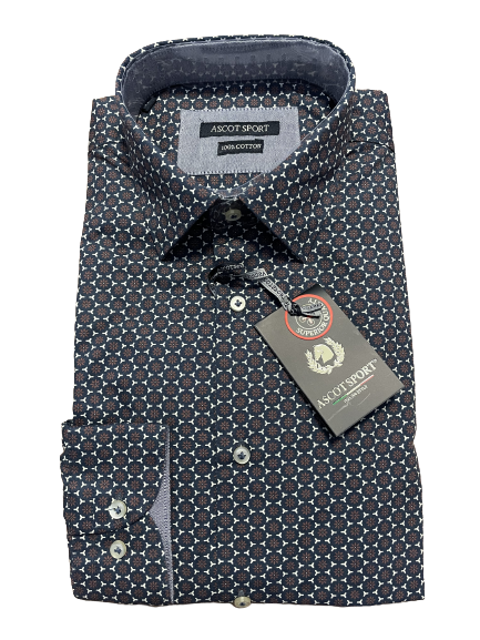 Camicia Manica Lunga Ascot Colore 27 - Blocco94
