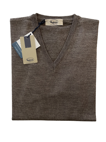 Pullover Raipan 552 Over taglie Forti Fango - Blocco94