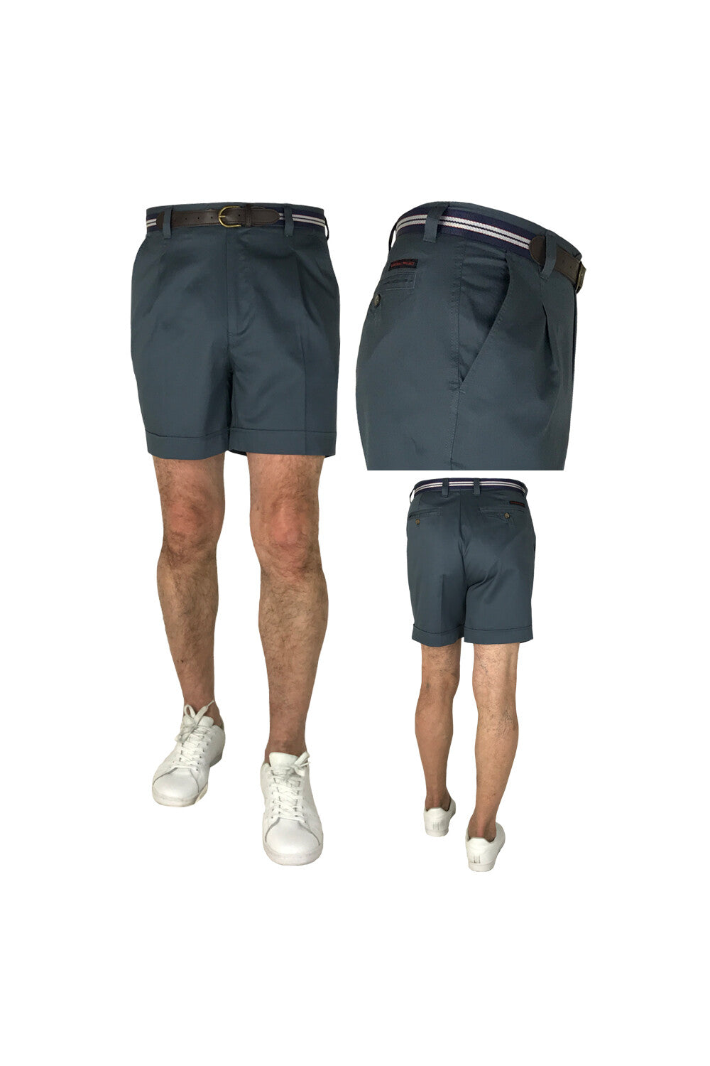 Bermuda in Cotone Garda Conf Sea Barrier Taglie Forti Blu - Blocco94