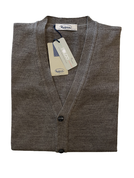 Cardigan Raipan 559 Over taglie Forti Fango - Blocco94