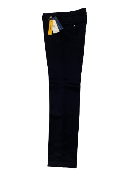 Pantalone Pura Lana Jaspè Giovanile Slim Drop7 Bianchi - Blocco94