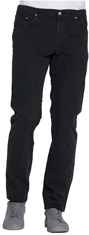 Jeans Carrera, tela colorata nero, composizione spintech, regular