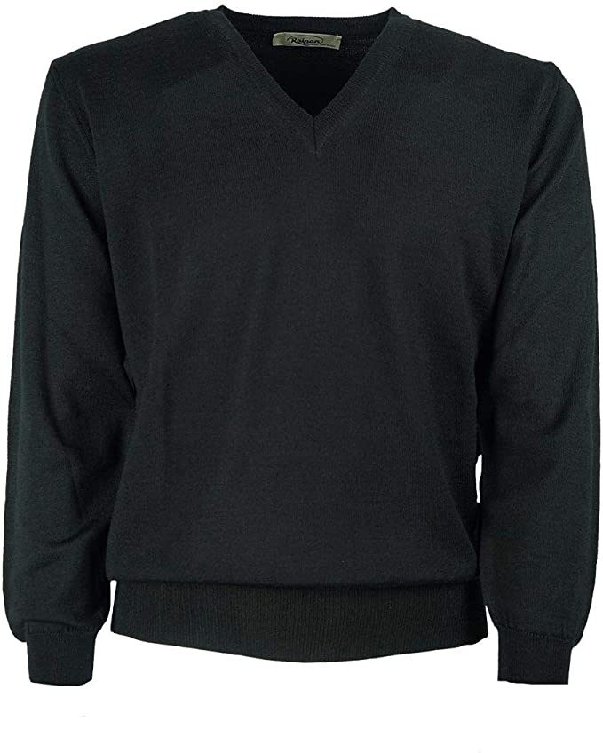 Pullover Raipan 552 Over taglie Forti Nero - Blocco94