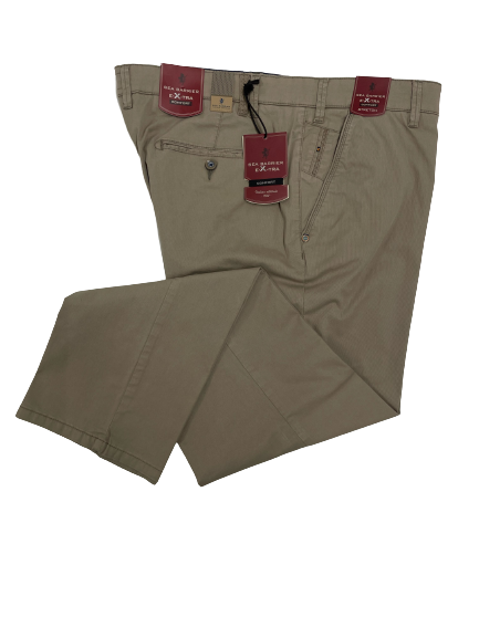 Pantalone Rtriver Conf Sea Barrier Taglie Forti Beige - Blocco94