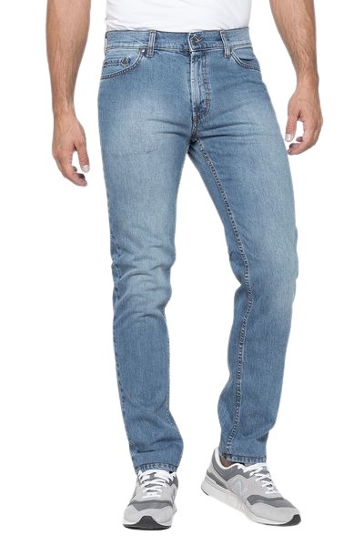 Jeans elasticizzato denim chiaro, Carrera, regular fit, uomo