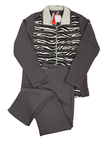 Tuta Donna Campagnolo 8Q76102-U742 Giacca Grigio Fantasia Pantalone Grigio - Blocco94
