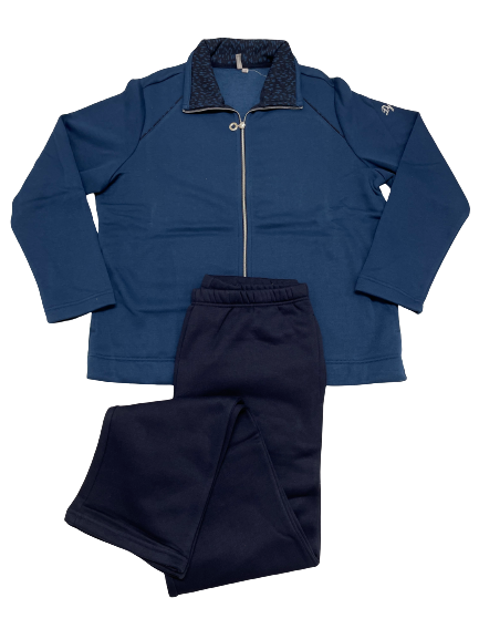 Tuta Donna Campagnolo 8Q79134 Over Size Giacca Aviazione Pantalone Blu - Blocco94
