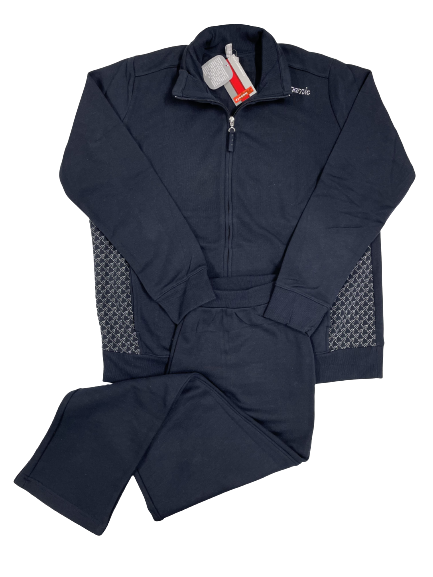 Tuta Donna Campagnolo 8Q79201-M982 Over Size Giacca Blu con Lavorazione Pantalone Blu - Blocco94