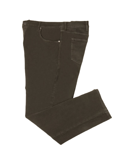 Jeans Creative Fustagno Elasticizzato Verde Taglie Forti Holiday - Blocco94