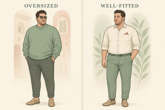 Taglie forti e vestibilità: qual è la differenza tra “oversize” e “adatto”?