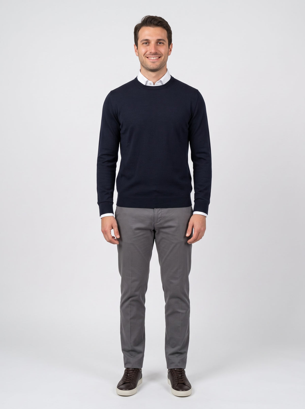 Girocollo in Merino Giulio Maria by Raipan