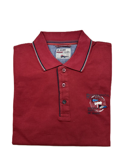 Polo Be Board Manica Lunga 01M9202C Taglie Forti