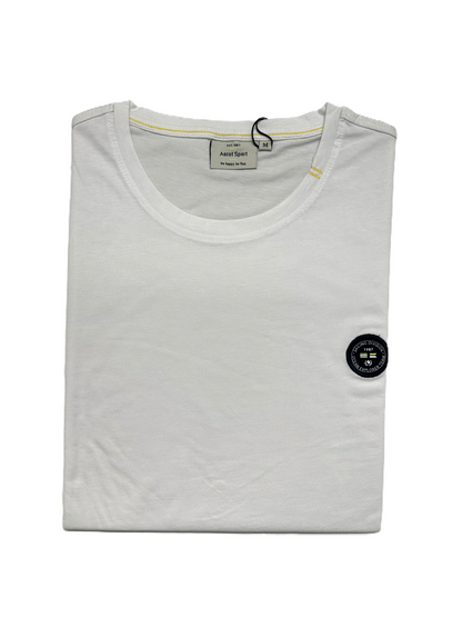 T-Shirt Girocollo Mezza Manica in Cotone  Ascot 05-337