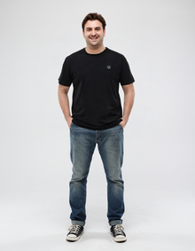 T- Shirt Girocollo Mezza Manica Taglie Forti in Cotone Ascot 05-537