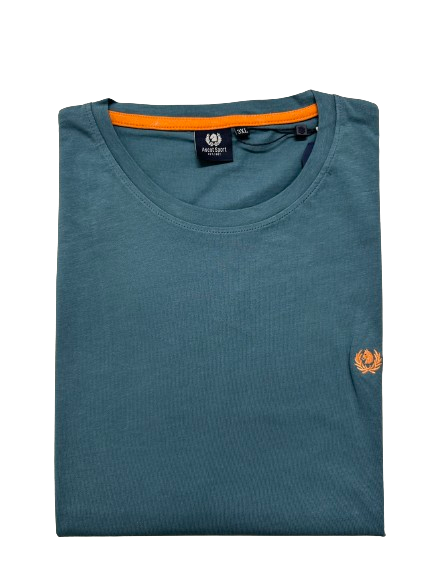 T-Shirt Girocollo Mezza Manica in Cotone  Ascot 05-327