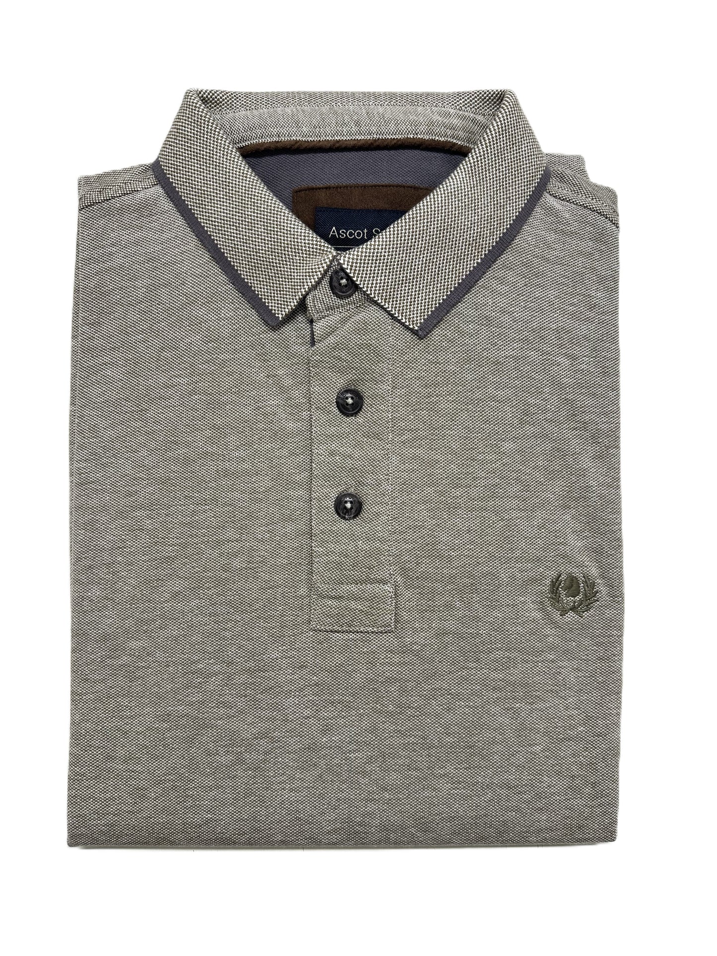 Polo Manica Lunga in Caldo Piquet Ascot 13-305 Beige 07