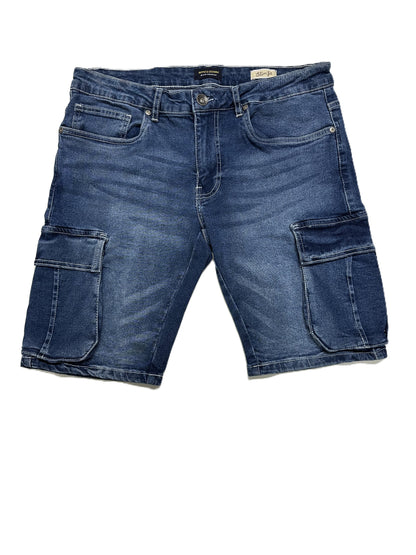 Bermuda in Jeans Elasticizzato con Tascone Wampum 14751-1I38