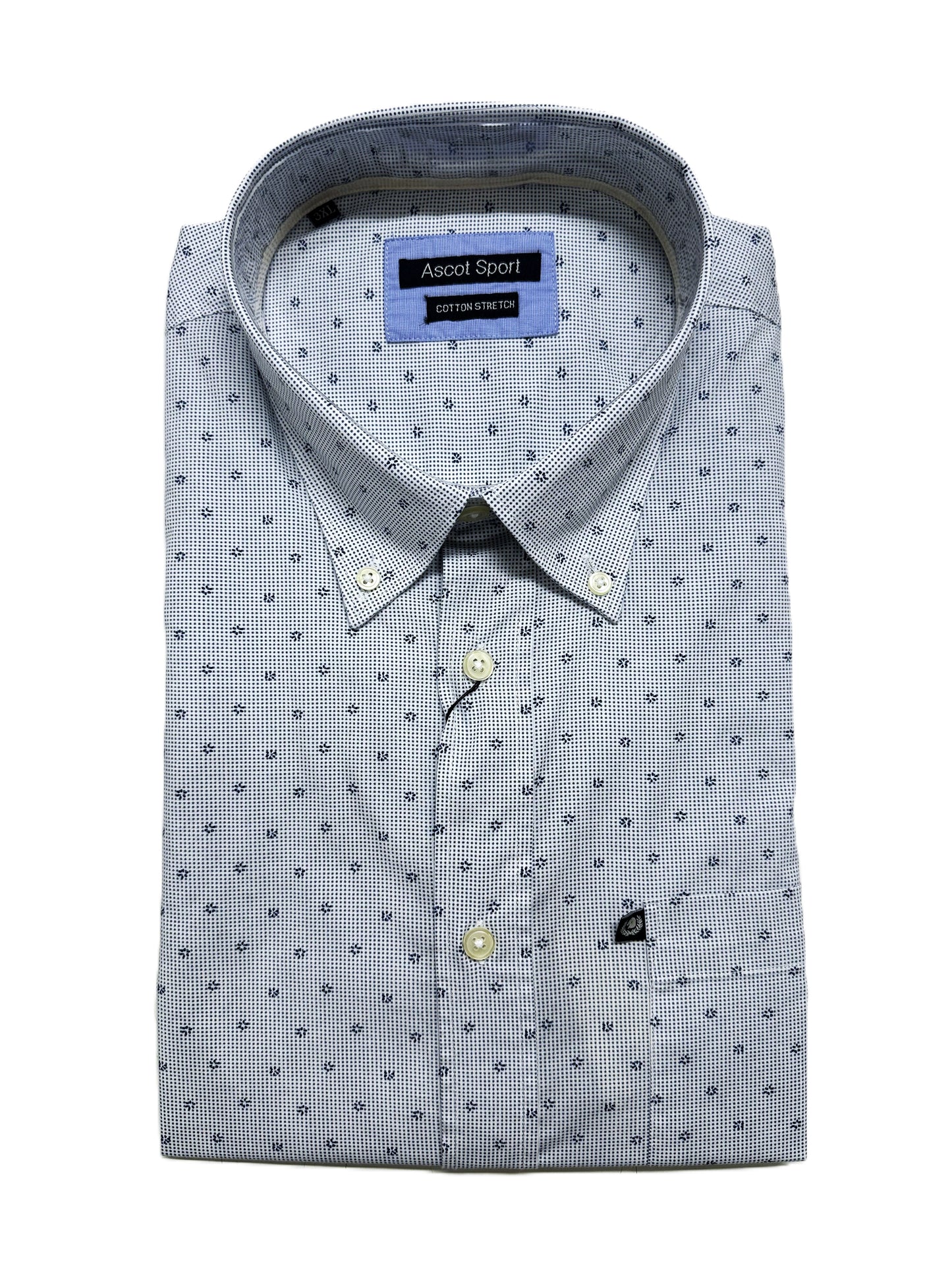Camicia Manica Lunga Ascot Taglie Forti 15161-509S Col 02