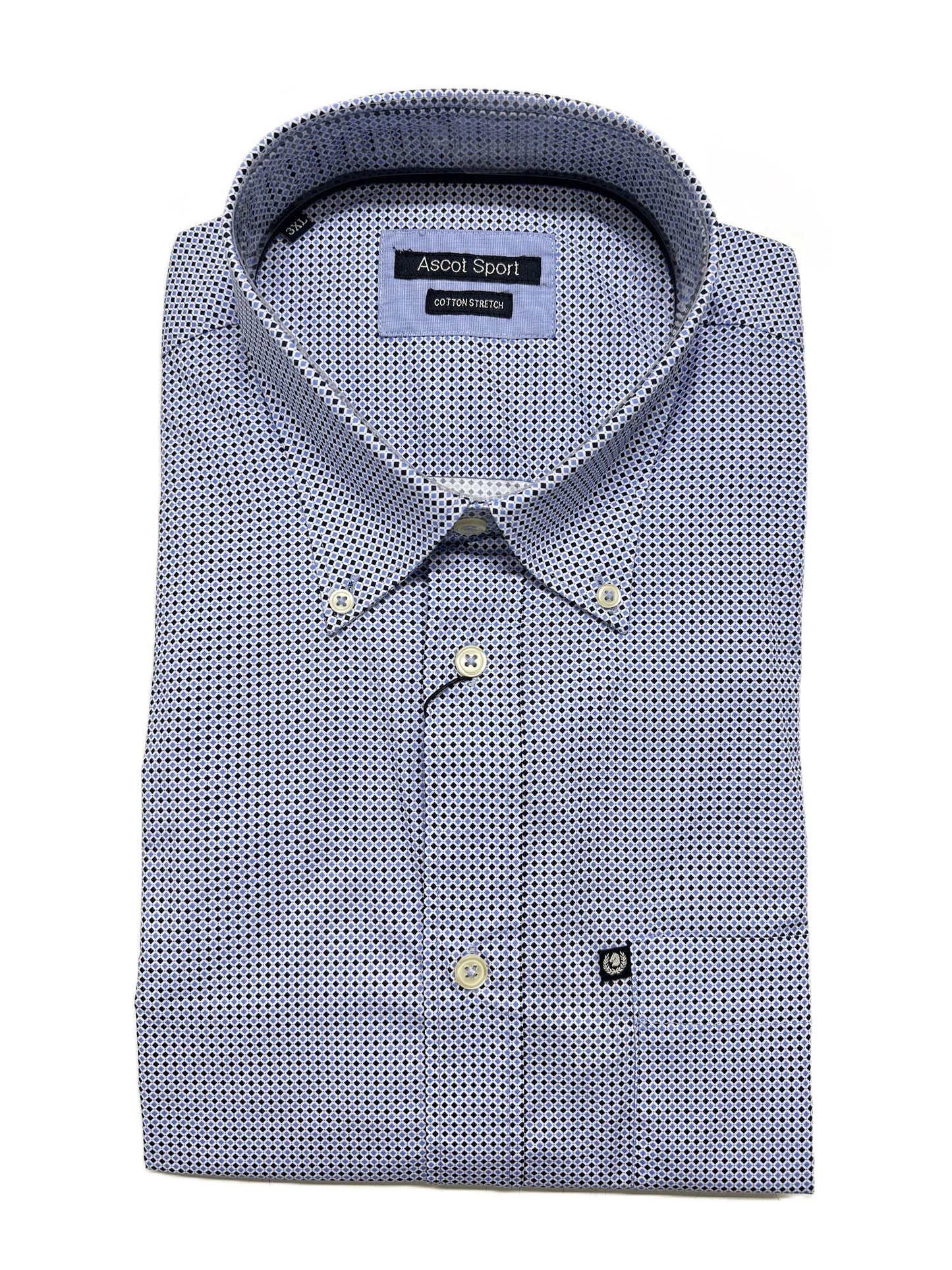 Camicia Manica Lunga Ascot Taglie Forti 15161-509S Col 09