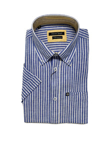 Camicia Mezza Manica in Misto Lino Ascot 15164-259 Colore 19