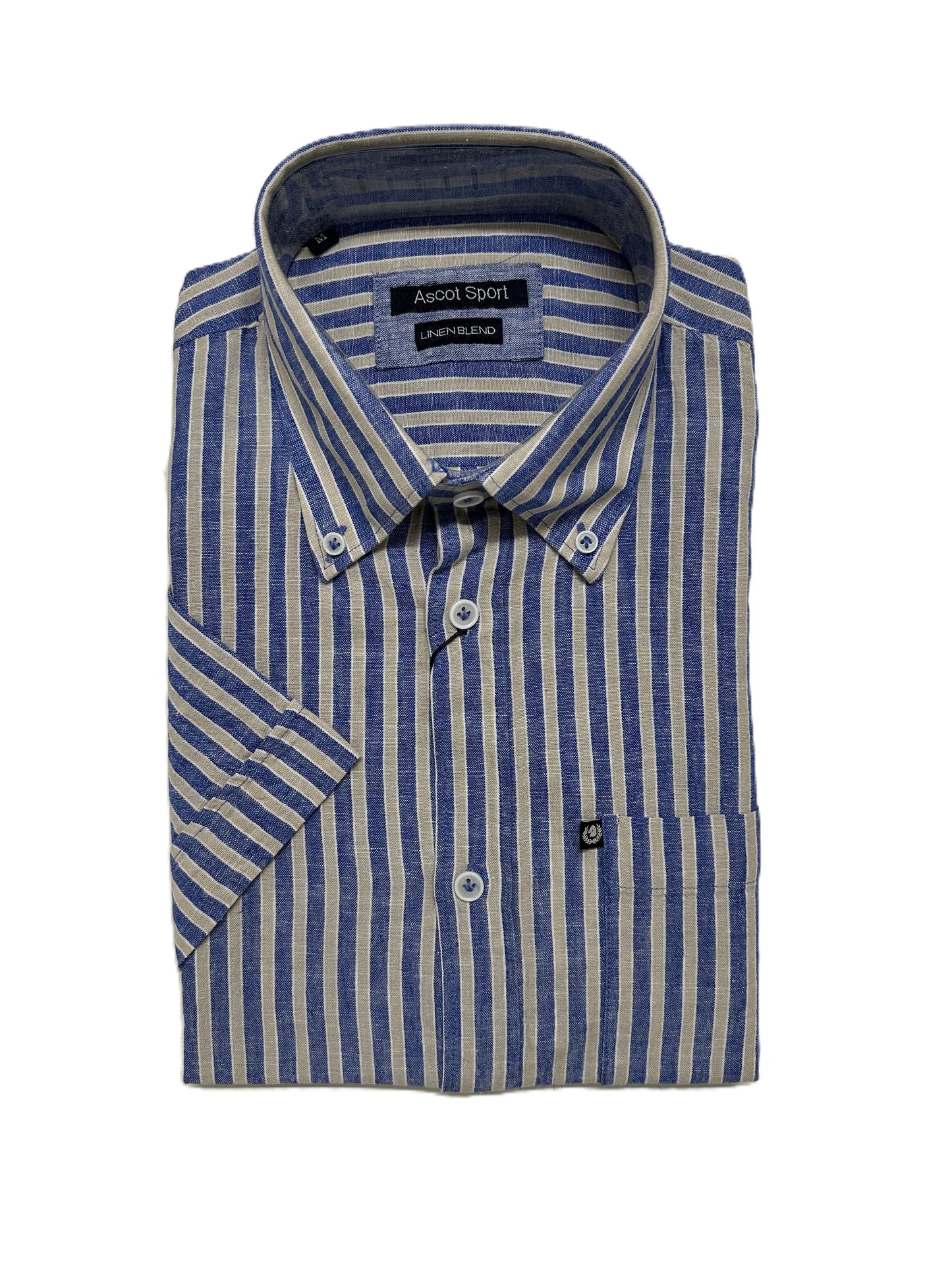 Camicia Mezza Manica in Misto Lino Ascot 15164-259 Colore 32