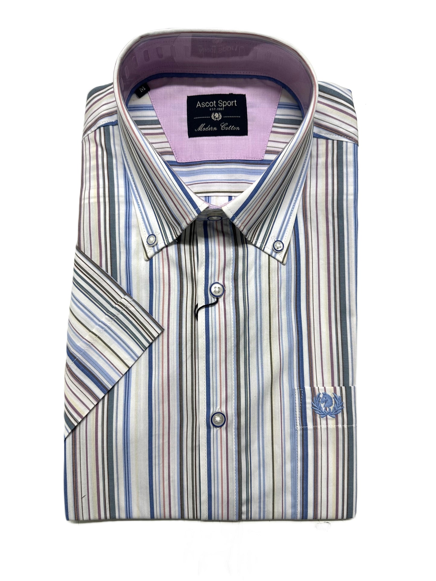 Camicia Mezza Manica Ascot 15173-252S Colore 67