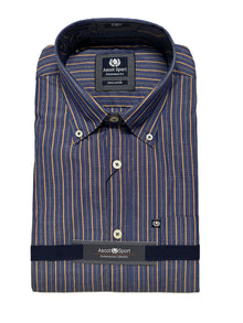Camicia Manica Lunga Ascot Taglie Forti 15273-509 42